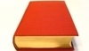 Kniha v červeném obalu 