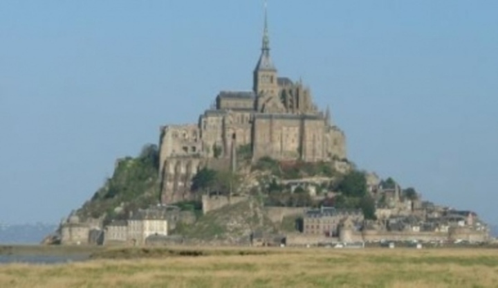 Mont St. Michel ve Francii 