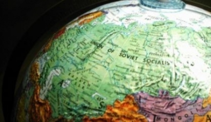 Země označené na globusu 